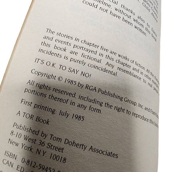 Vintage Children's Books, 80s "It's Ok To Say No!" Safety Manual Story Book - Picture 2 of 5